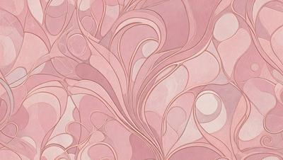 The primary subject of the image is a pink and white swirling pattern, which appears to be a digital art or illustration. The setting is a pink background, and the visual style is a combination of digital art and illustration. The colors and mood of the image are predominantly pink and white, creating a soft and elegant atmosphere.
