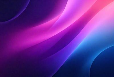 The primary subject of the image is a purple and blue swirl pattern. The setting is a blue background, and the visual style appears to be a digital art or illustration. The dominant colors are purple and blue, creating a calming and soothing atmosphere.