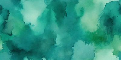The primary subject of the image is a painting of a forest scene. The setting is a forest with trees and water. The visual style is a watercolor painting, which gives the image a vibrant and lively atmosphere. The dominant colors are green, blue, and white, which create a serene and natural mood.