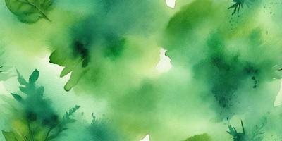The primary subject of the image is a green leafy plant. The setting is a watercolor painting, which gives the image a vibrant and lively appearance. The visual style is a mix of digital art and illustration, creating a unique and artistic representation of the plant. The dominant colors are green, which gives the image a fresh and natural feel.