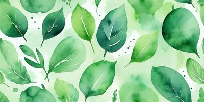 The image features a green leaf pattern on a green background. The primary subject is a leaf, which is the main object, scene, or focus of the image. The visual style is a combination of a photo and digital art, creating a unique and vibrant appearance. The colors and mood are predominantly green, giving the image a fresh and lively atmosphere.