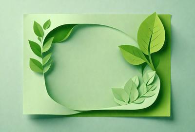 The primary subject of the image is a green leafy plant, which is the main focus of the image. The plant is placed on a green background, creating a natural and vibrant atmosphere. The visual style of the image is a combination of a photo and digital art, as it appears to be a real leafy plant, but the background is green and the overall composition is artistic. The colors and mood of the image are predominantly green, which adds to the natural and serene ambiance.