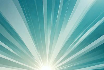 The primary subject of the image is a bright sun, which is the main focus of the scene. The sun is shining through a blue sky, creating a vibrant and lively atmosphere. The setting is a clear day with a cloudless sky, providing a perfect backdrop for the sun's rays. The visual style of the image is a combination of photo and digital art, as it captures the sun's light and its reflection on the sky. The colors and mood of the image are predominantly blue and