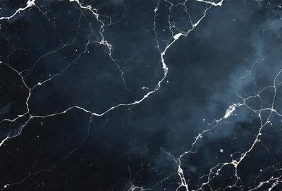 The primary subject of the image is a marble-like surface with a black background. The setting appears to be a dark room, possibly a bathroom. The visual style is a combination of a photo and a drawing, creating a unique and intriguing appearance. The colors and mood of the image are predominantly dark, with a sense of mystery and depth.