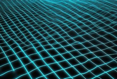 The primary subject of the image is a blue, three-dimensional pattern or texture, which appears to be a digital art or illustration. The setting or background consists of a dark, blue-tinted surface, possibly a wall or a background in a digital artwork. The visual style of the image is digital, with the blue pattern or texture being the main focus. The colors and mood of the image are predominantly dark and moody, with the blue hue creating a sense of depth and intrigue.