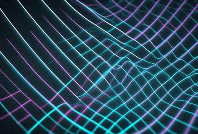 The primary subject of the image is a blue and purple pattern, which appears to be a digital art or illustration. The setting is a dark background, which contrasts with the vibrant colors of the pattern. The visual style suggests that the image is a creative and artistic representation of the blue and purple pattern. The colors and mood of the image are energetic and lively, with the blue and purple hues evoking a sense of movement and dynamism.