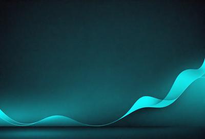 The primary subject of the image is a blue wave, which is the main focus of the scene. The wave is depicted as a blue line, and it appears to be moving across a dark blue background. The visual style of the image is digital art, as it is a computer-generated representation of a wave. The colors and mood of the image are predominantly dark and moody, with the blue wave contrasting against the dark blue background.
