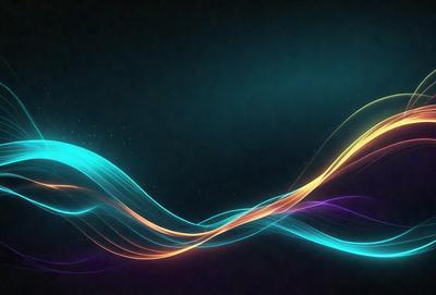 The primary subject of the image is a colorful, swirling pattern that resembles a wave or a flowing river. The setting is a dark background, which contrasts with the vibrant colors of the pattern. The visual style appears to be a digital art or illustration, as the colors and patterns are intricately detailed and well-defined. The overall atmosphere of the image is dynamic and energetic, with the swirling pattern capturing the viewer's attention and evoking a sense of movement and