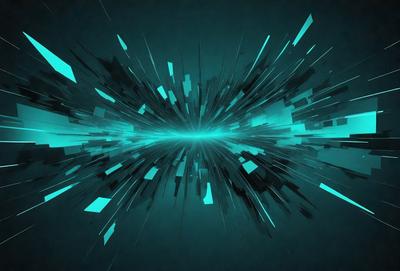 The primary subject of the image is a blue light, which appears to be a neon light or a bright blue light source. The setting is a dark background, which contrasts with the bright blue light. The visual style of the image is digital art, as it is a close-up of the blue light with a patterned background. The colors and mood of the image are predominantly blue, creating a sense of depth and a futuristic atmosphere.