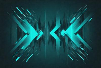 The primary subject of the image is a blue and green patterned background. The setting is a dark blue background with a green and blue pattern. The visual style is digital art, as the image is a digital illustration. The dominant colors are blue and green, creating a calm and soothing atmosphere.