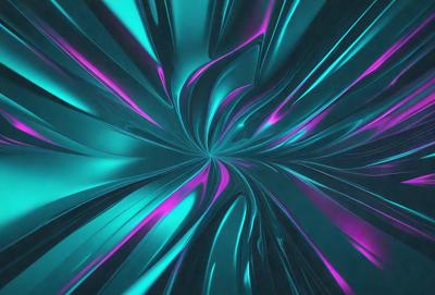 The primary subject of the image is a swirling, spiraling, and twisting pattern of colors, which creates a visually striking and dynamic scene. The setting or background is a blue surface, which adds to the overall atmosphere and visual style of the image. The colors and mood of the image are predominantly purple and blue, giving it a vibrant and lively appearance.