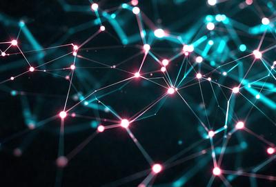 The primary subject of the image is a cluster of brightly colored, glowing dots or lights, which are arranged in a complex pattern. The setting appears to be a dark background, which contrasts with the vibrant colors of the dots. The visual style of the image is a combination of digital art and illustration, creating a unique and captivating display. The colors and mood of the image are predominantly bright and lively, with the dots emitting a warm and inviting glow.