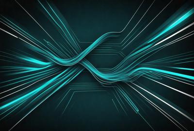 The primary subject of the image is a blue and green swirling pattern. The setting is a dark background, which contrasts with the swirling pattern. The visual style is digital art, as the swirling pattern appears to be a digital creation. The colors and mood of the image are predominantly blue and green, creating a sense of movement and energy.