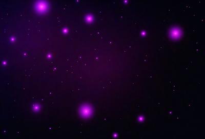 The image features a purple background with a pattern of purple dots. The dots are scattered throughout the scene, creating a visually appealing and unique design. The primary subject of the image is the purple dots, which are the main focus and draw attention to the overall composition. The setting appears to be a dark or black background, which contrasts with the purple dots, making them stand out even more. The visual style of the image is a combination of digital art and illustration, as the dots are
