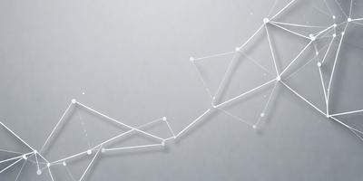 The primary subject of the image is a series of white lines or dots, which are arranged in a pattern on a gray background. The setting appears to be a white wall, and the visual style is a combination of digital art and illustration. The overall atmosphere of the image is minimalistic and clean, with the white lines and dots creating a sense of order and simplicity.