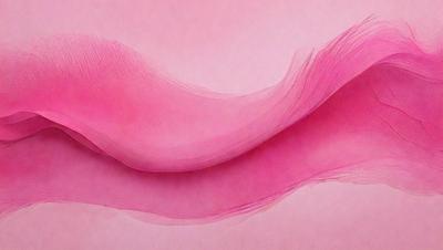 The primary subject of the image is a pink, flowing, and curved shape, which appears to be a painting or drawing. The setting is a pink background, and the visual style is a combination of digital art and illustration. The colors and mood of the image are predominantly pink, creating a warm and inviting atmosphere.