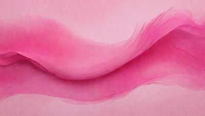 The primary subject of the image is a pink, flowery, and curved shape, which appears to be a painting or drawing. The setting is a pink background, and the visual style is a combination of digital art and illustration. The colors and mood of the image are predominantly pink, creating a warm and inviting atmosphere.