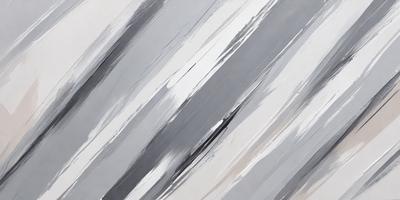 The primary subject of the image is a painting featuring a white and gray color scheme. The setting is a white wall, and the visual style appears to be a combination of digital art and illustration. The painting creates a sense of depth and contrast, with the white and gray tones creating a calm and serene atmosphere.