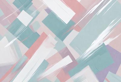 The primary subject of the image is a colorful, abstract artwork featuring a mix of pink, blue, and white colors. The setting is a white background, which provides a clean and minimalist appearance. The visual style is a combination of digital art and illustration, creating a unique and eye-catching design. The overall atmosphere is vibrant and lively, with the artwork capturing the viewer's attention and evoking a sense of creativity and imagination.