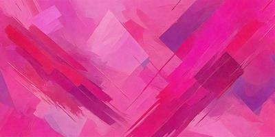 The primary subject of the image is a pink and purple abstract art piece. The setting is a pink background, and the visual style is a combination of digital art and illustration. The dominant colors are pink and purple, creating a warm and vibrant atmosphere.