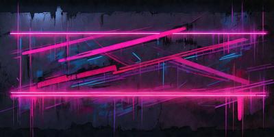 The primary subject of the image is a colorful, abstract painting featuring a mix of pink, blue, and purple hues. The setting is a black background, which contrasts with the vibrant colors of the painting. The visual style appears to be a combination of digital art and illustration, creating a unique and eye-catching piece of art. The dominant colors and overall atmosphere of the painting evoke a sense of creativity and artistic expression.
