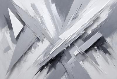 The primary subject of the image is a painting or drawing of a building. The setting is a white background, which provides a clean and minimalistic appearance. The visual style is a combination of digital art and illustration, giving the image a modern and artistic feel. The colors and mood are predominantly white, which creates a sense of simplicity and cleanliness.