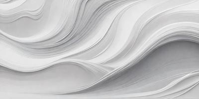 The primary subject of the image is a large, white sheet of paper with a wave-like pattern on it. The paper appears to be a textured, patterned material, giving it a unique and artistic appearance. The setting is a white background, which allows the paper to stand out as the main focus of the image. The visual style is a combination of digital art and illustration, creating a dynamic and creative representation of the paper. The colors and mood of the image are predominantly white, giving it a clean and