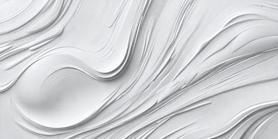 The primary subject of the image is a close-up of a white, swirling, and curling substance, which appears to be a creamy or frothy material. The setting is a white background, which provides a clean and minimalistic environment for the subject. The visual style of the image is a close-up, which emphasizes the details and texture of the swirling substance. The colors and mood of the image are predominantly white, giving it a clean and serene atmosphere.