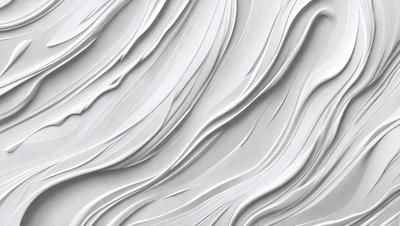 The image features a large, white, and curved surface that resembles a wave or a flowing waterfall. The primary subject is the white, curved surface, which appears to be a sculpture or a piece of art. The setting is a white background, which provides a clean and minimalist appearance. The visual style is a combination of digital art and illustration, creating a unique and artistic representation of the curved surface. The colors and mood of the image are predominantly white, giving it a clean,