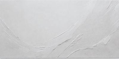 The primary subject of the image is a white canvas with a painting of a wave. The setting is a white background, and the visual style appears to be a painting or drawing. The colors and mood of the image are predominantly white, giving it a clean and minimalist appearance.
