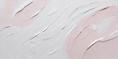 The primary subject of the image is a white, textured surface with a pink background. The setting appears to be a painting or drawing, possibly a digital artwork. The visual style gives the impression of a modern, artistic piece. The colors and mood of the image are predominantly white and pink, creating a sense of calmness and elegance.