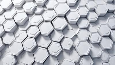 The primary subject of the image is a white hexagonal pattern, which is the main object, scene, or focus of the image. The setting or background consists of a white surface, which could be a wall, floor, or other background. The visual style of the image is a close-up of the hexagonal pattern, which gives it a detailed and intricate appearance. The colors and mood of the image are predominantly white, creating a clean and minimalist atmosphere.