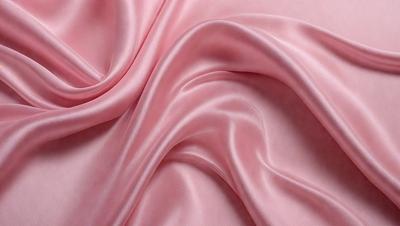 The primary subject of the image is a pink fabric, which is the main object, scene, or focus of the image. The setting is a pink background, and the visual style is a photo. The colors and mood of the image are predominantly pink, creating a warm and inviting atmosphere.