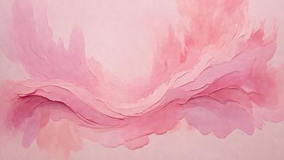 The primary subject of the image is a painting of a pink wave. The setting is a pink background, which adds to the overall mood of the painting. The visual style is a combination of digital art and illustration, creating a unique and artistic representation of the pink wave. The dominant colors in the painting are pink, which gives the painting a warm and inviting atmosphere.