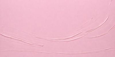 The primary subject of the image is a close-up of a pink background with a white line or a white object on it. The setting appears to be a pink surface, possibly a wall or a piece of paper. The visual style of the image is a close-up, which emphasizes the details of the white line or object on the pink background. The colors and mood of the image are predominantly pink and white, creating a calm and serene atmosphere.