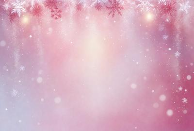 The primary subject of the image is a pink background with a white snowflake pattern. The setting is a pink and white snowy background, which creates a visually appealing and festive atmosphere. The visual style of the image is a combination of digital art and illustration, giving it a unique and creative appearance. The colors and mood of the image are predominantly pink and white, evoking a sense of warmth and joy.