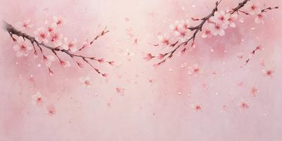 The primary subject of the image is a beautiful pink flower. The setting is a pink background, which creates a warm and inviting atmosphere. The visual style is a painting, which adds a sense of artistic expression and creativity to the scene. The dominant colors are pink and white, which evoke feelings of love, warmth, and innocence.