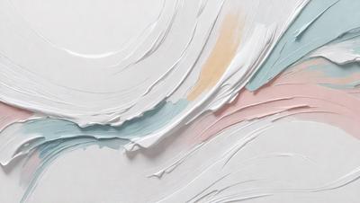 The primary subject of the image is a painting of a colorful wave. The painting is displayed on a white background, giving it a clean and minimalist appearance. The visual style of the painting is a mix of digital art and traditional painting techniques, creating a unique and artistic representation of the wave. The dominant colors in the painting are shades of blue, pink, and yellow, which contribute to the overall mood of the artwork.
