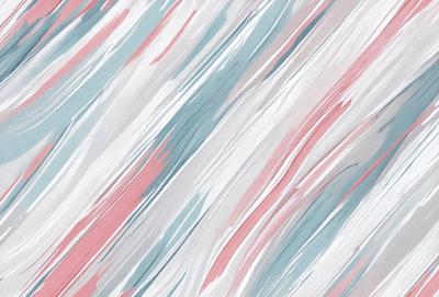 The primary subject of the image is a colorful, abstract painting featuring a mix of pink, blue, and white colors. The painting is displayed on a wall, creating a visually striking and vibrant scene. The visual style of the painting is a combination of digital art and illustration, giving it a unique and artistic appearance. The dominant colors in the painting are pink, blue, and white, creating a lively and energetic atmosphere.