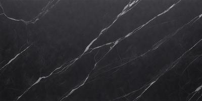 The primary subject of the image is a marble countertop with a black background. The countertop features a pattern of white and black stripes, giving it a unique and elegant appearance. The visual style of the image is a close-up of the marble countertop, showcasing its intricate design and texture. The colors and mood of the image are predominantly black and white, creating a sophisticated and timeless atmosphere.