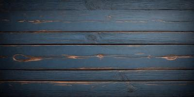The primary subject of the image is a wooden surface with a blue color. The setting is a wooden wall, and the visual style is a close-up of the wooden surface. The dominant colors are blue and brown, creating a calm and natural atmosphere.