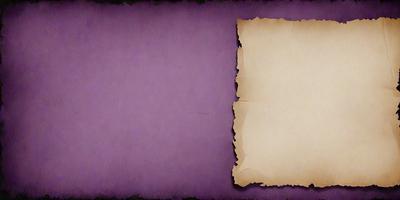The primary subject of the image is a piece of paper, which is the main object, scene, or focus of the image. The setting or background is a purple wall, and the visual style is a photo. The colors and mood of the image are dominated by purple, giving it a calm and serene atmosphere.