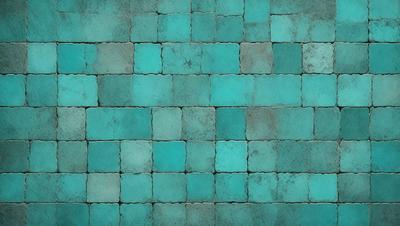 The primary subject of the image is a blue and white tiled wall. The setting is a room with a blue and white tiled wall, which serves as the background. The visual style is a photo, and the dominant colors are blue and white, creating a calm and soothing atmosphere.