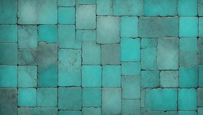 The primary subject of the image is a blue and white tile pattern. The setting is a blue and white tiled wall, which serves as the background. The visual style is a close-up of the tiled wall, showcasing the intricate pattern. The dominant colors are blue and white, creating a calm and soothing atmosphere.