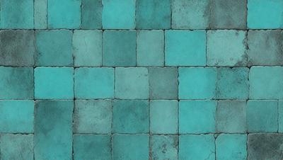 The primary subject of the image is a blue and white checkered tile pattern. The setting is a blue and white checkered tile wall, which serves as the background. The visual style is a photo, showcasing the intricate design of the tile pattern. The dominant colors are blue and white, creating a clean and classic atmosphere.