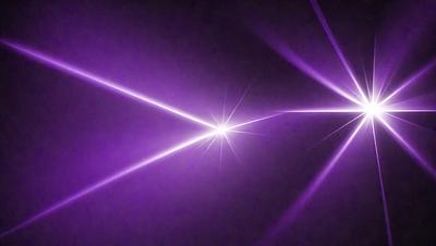 The primary subject of the image is a purple light, which appears to be a bright star or a light source. The setting is a dark background, which contrasts with the purple light. The visual style of the image is a combination of a photo and digital art, creating a unique and eye-catching effect. The colors and mood of the image are predominantly purple, giving it a mysterious and captivating atmosphere.