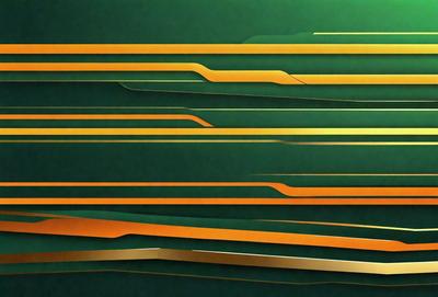 The primary subject of the image is a row of variously colored knives. The knives are arranged in a pattern, with each knife having a different color. The setting is a dark background, which contrasts with the vibrant colors of the knives. The visual style of the image is a combination of digital art and illustration, creating a unique and eye-catching design. The colors and mood of the image are energetic and dynamic, with the bright colors of the knives creating a sense of movement and