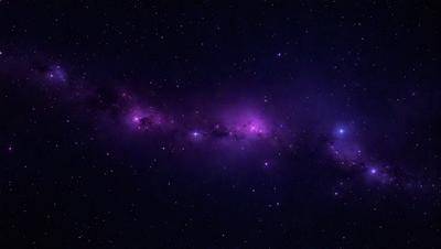 The primary subject of the image is a purple nebula, which is a cloud of gas and dust in space. The setting is a dark, star-filled sky, with the nebula being the main focus of the image. The visual style is a combination of a photo and digital art, creating a unique and captivating representation of the nebula. The colors and mood of the image are predominantly purple, giving it a serene and celestial atmosphere.