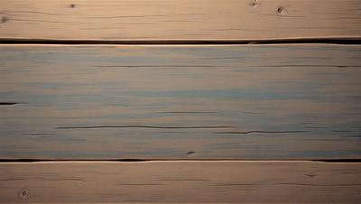 The primary subject of the image is a wooden wall with a blue and white color scheme. The setting is a room with a wooden surface, and the visual style appears to be a photo. The dominant colors are blue and white, creating a calm and serene atmosphere.