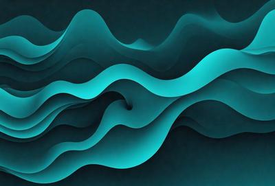 The primary subject of the image is a blue wave pattern, which is the main object, scene, or focus of the image. The setting or background is a dark blue surface, which adds to the overall atmosphere. The visual style of the image is digital art, as it is a digital representation of a wave pattern. The dominant colors in the image are blue, which creates a calm and serene mood.